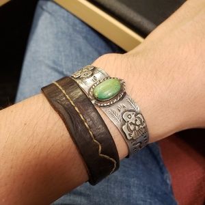 Old Fred Harvey era sterling silver bracelet